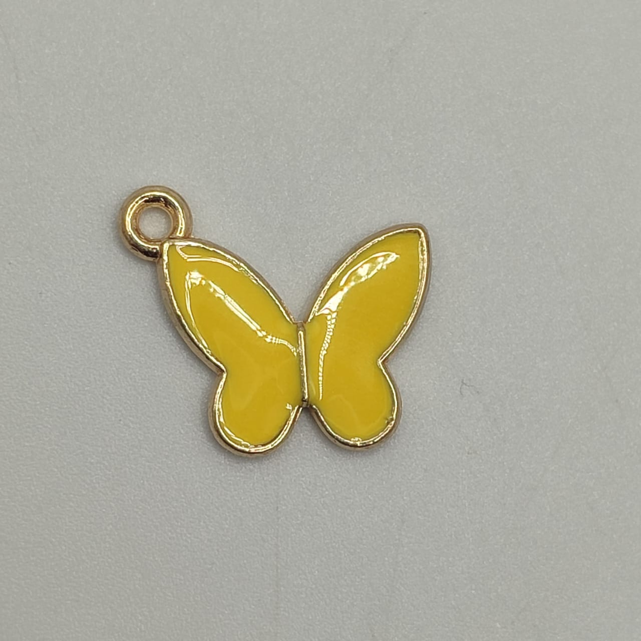 DIJE ESMALTADO MARIPOSA AMARILLA M