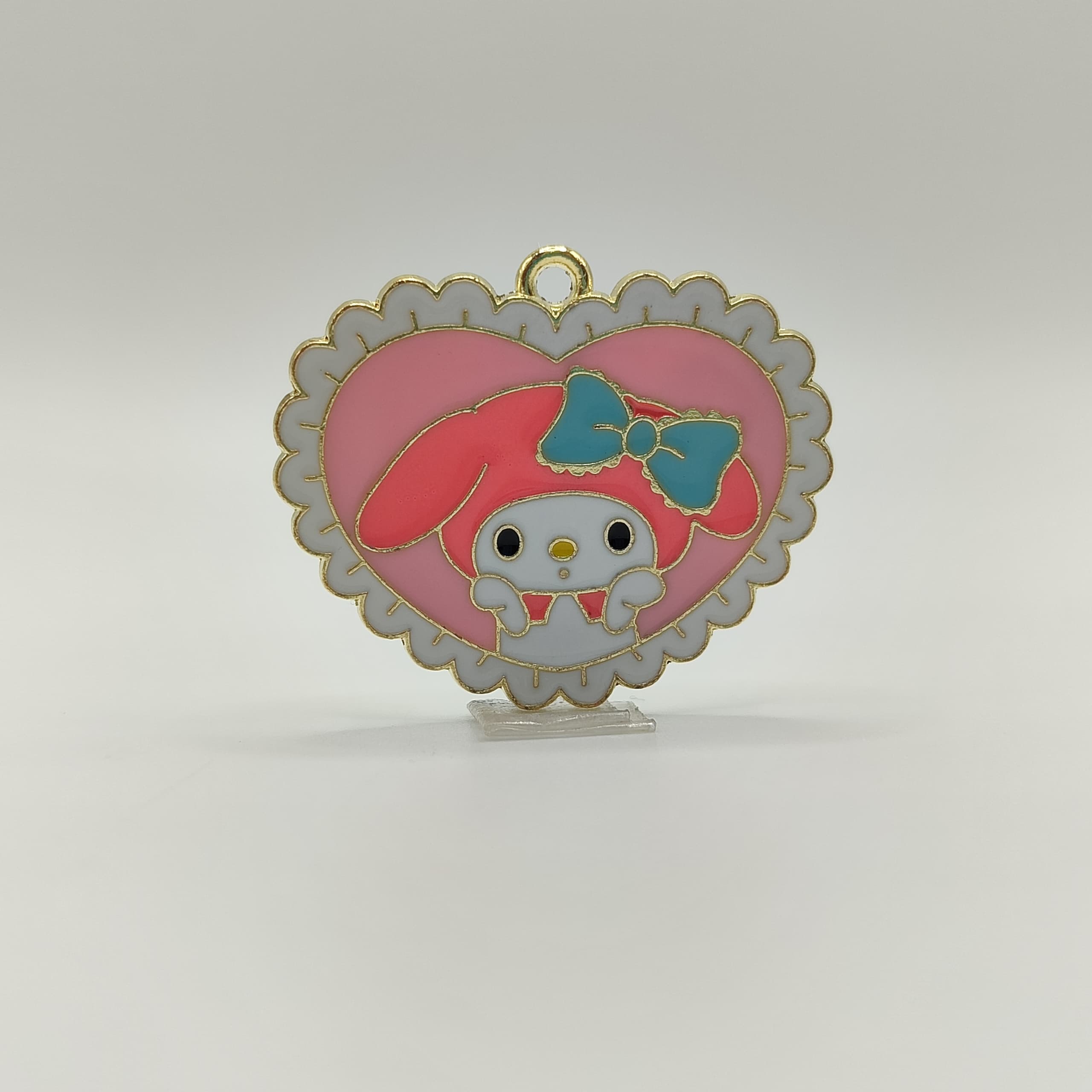 DIJE ESMALTADO CORAZON MY MELODY