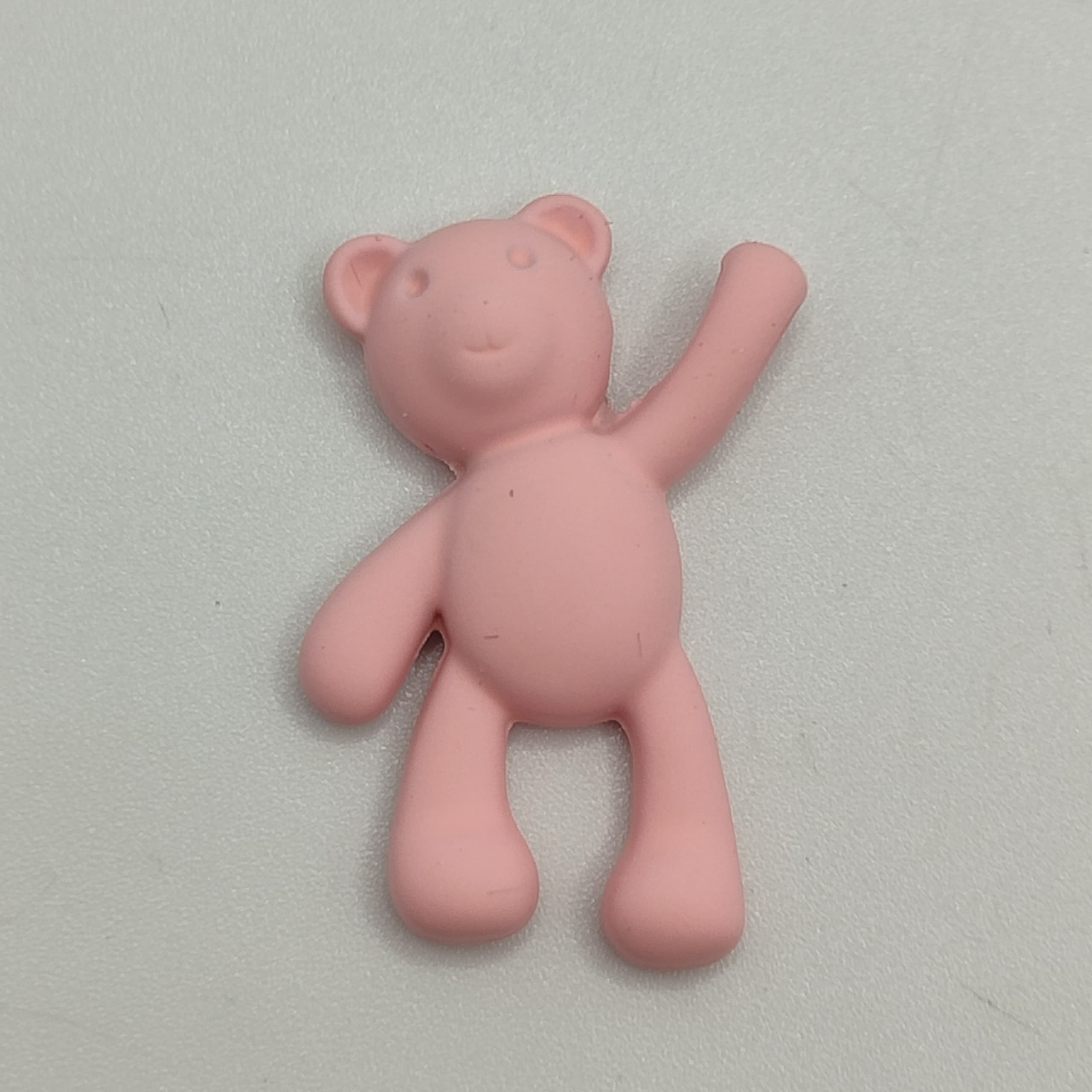 ESMALTADO DIJE OSO ROSADO CLARO