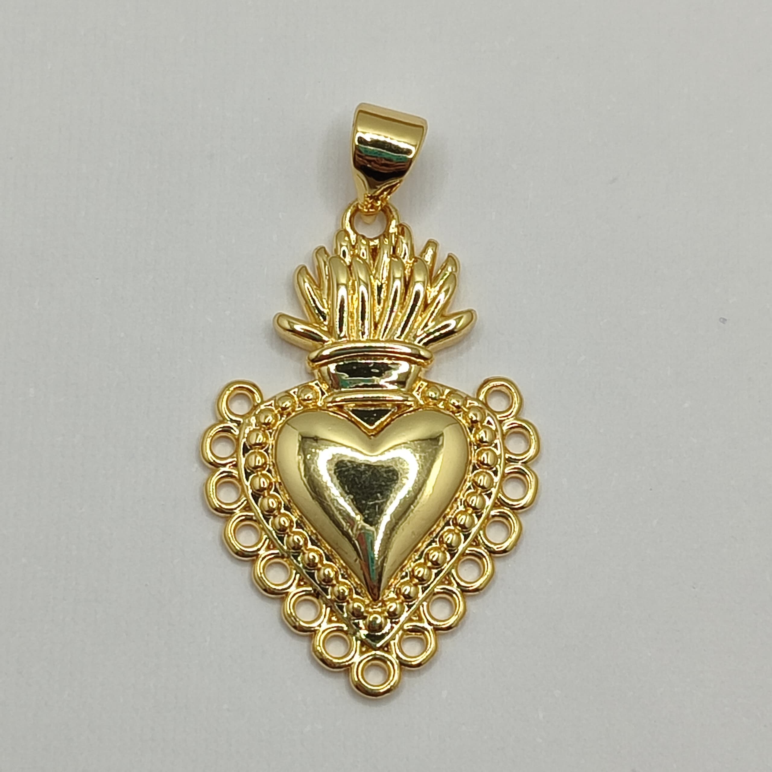 ORO CHINO DIJE CORAZON DE JESUS M ED