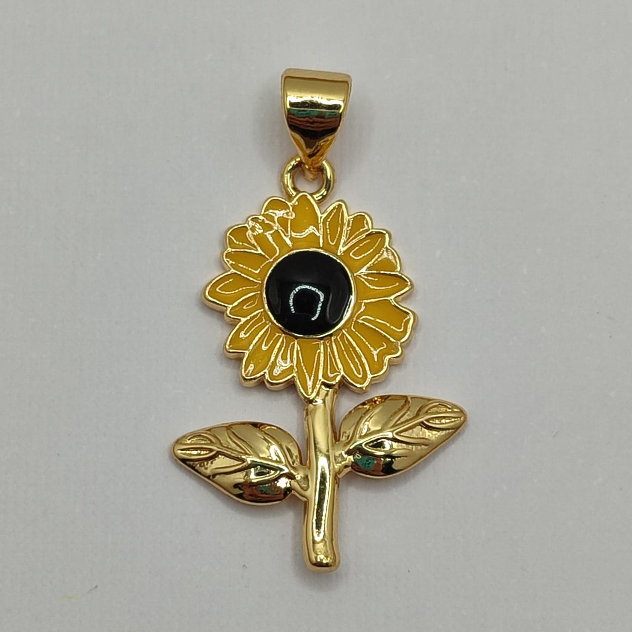 ORO CHINO DIJE GIRASOL AM ARILLO