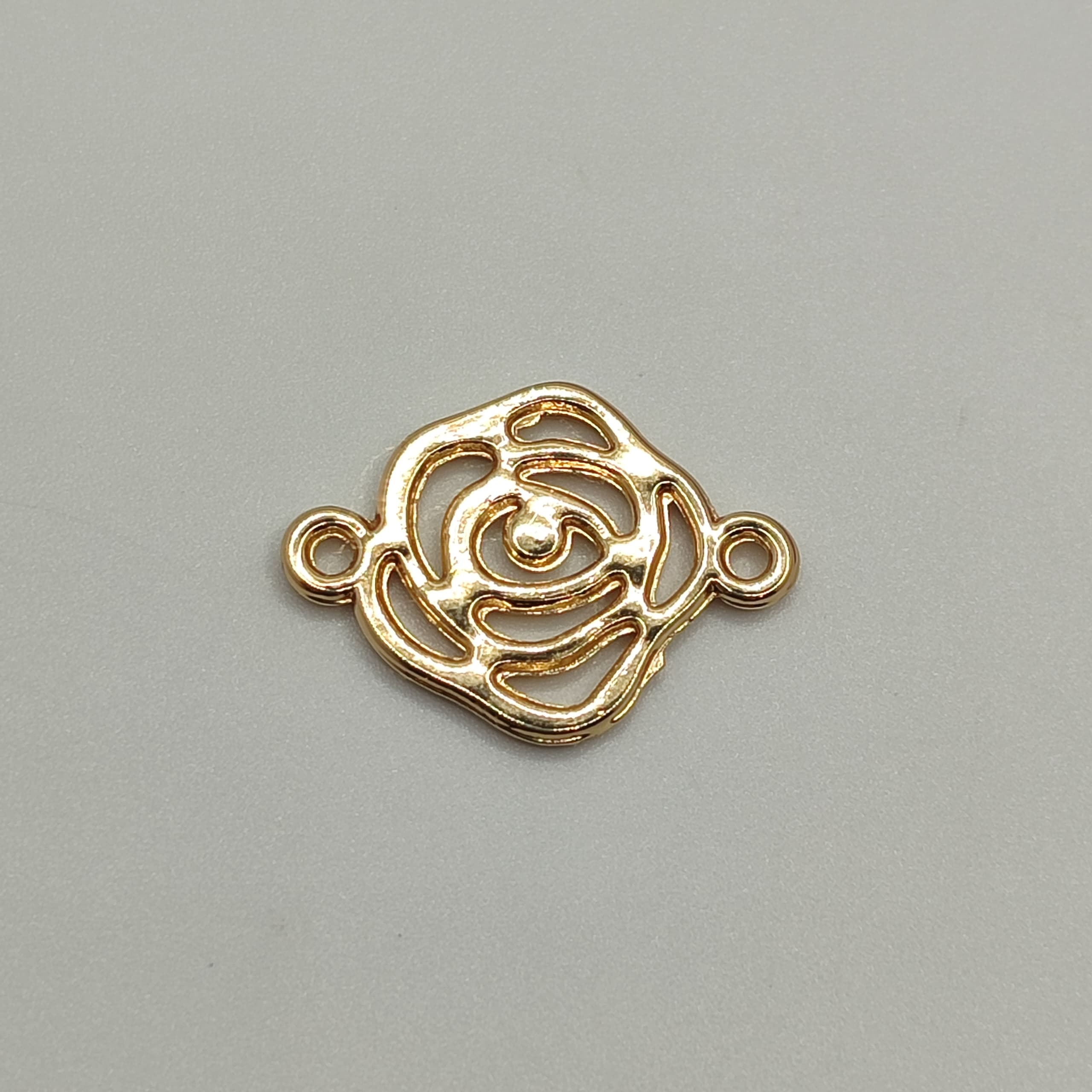 ORO CHINO CONECTOR ROSA
