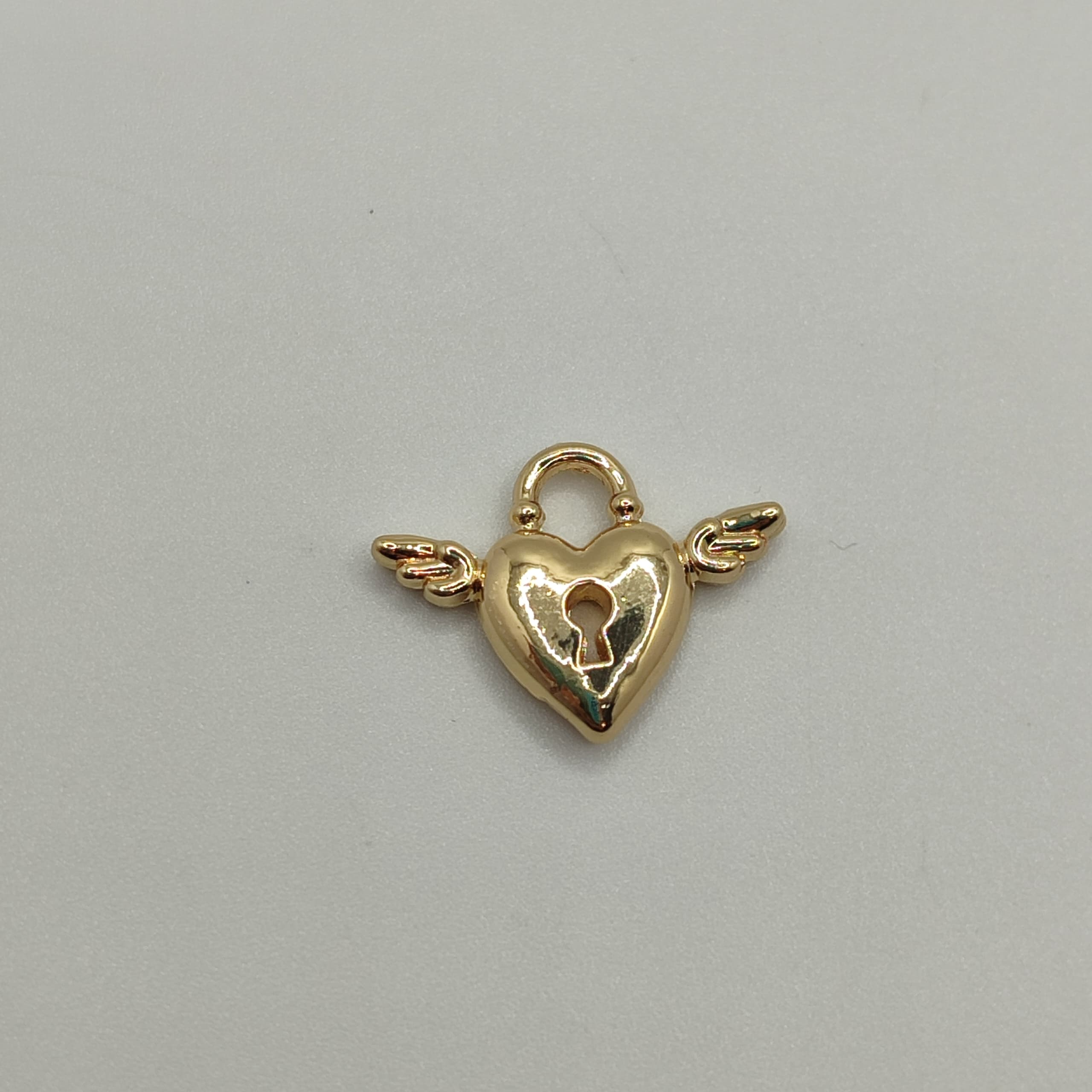 ORO CHINO CANDADO PEQUEÑO CON ALAS
