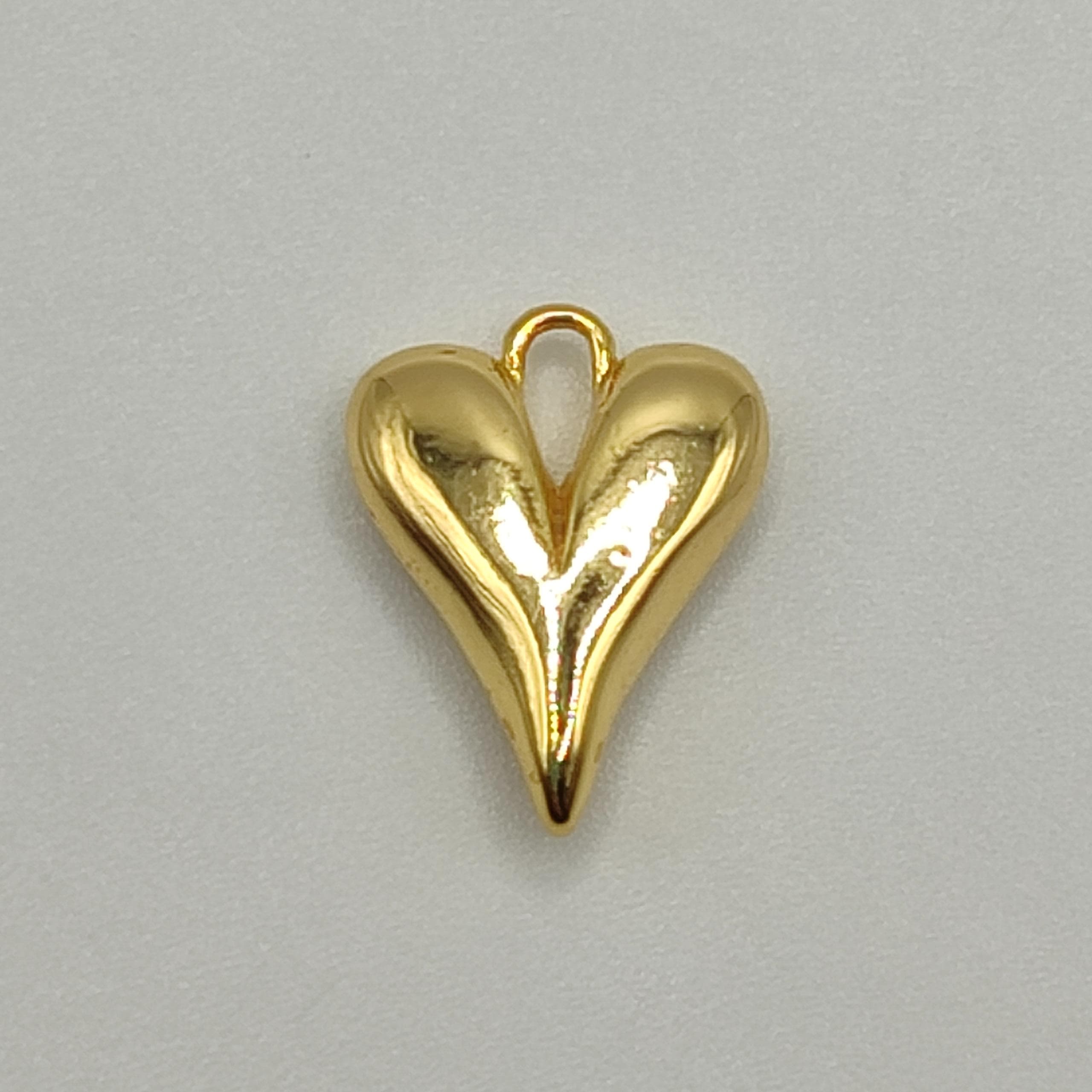 DIJE ORO CHINO CORAZON GRANDE