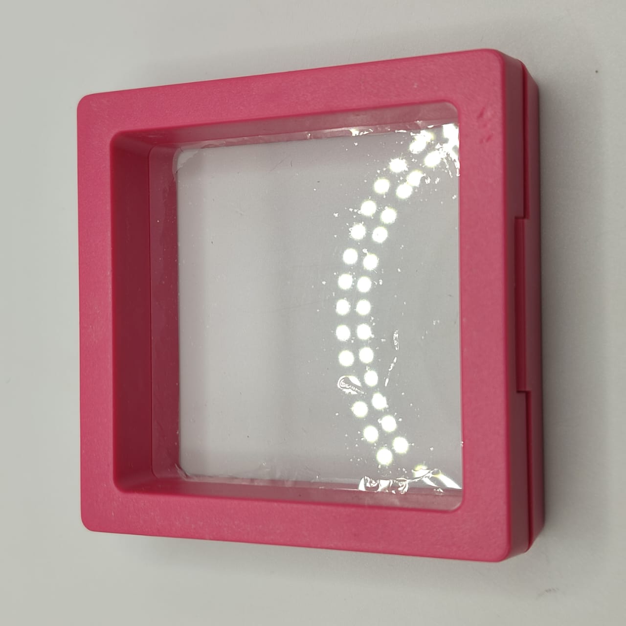 MARCO FLOTANTE FUCSIA 7X7