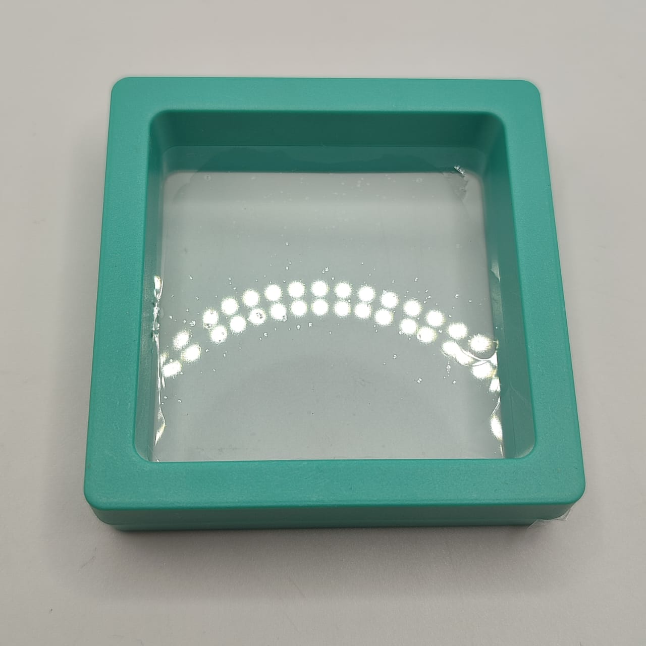 MARCO FLOTANTE TURQUESA 7X7