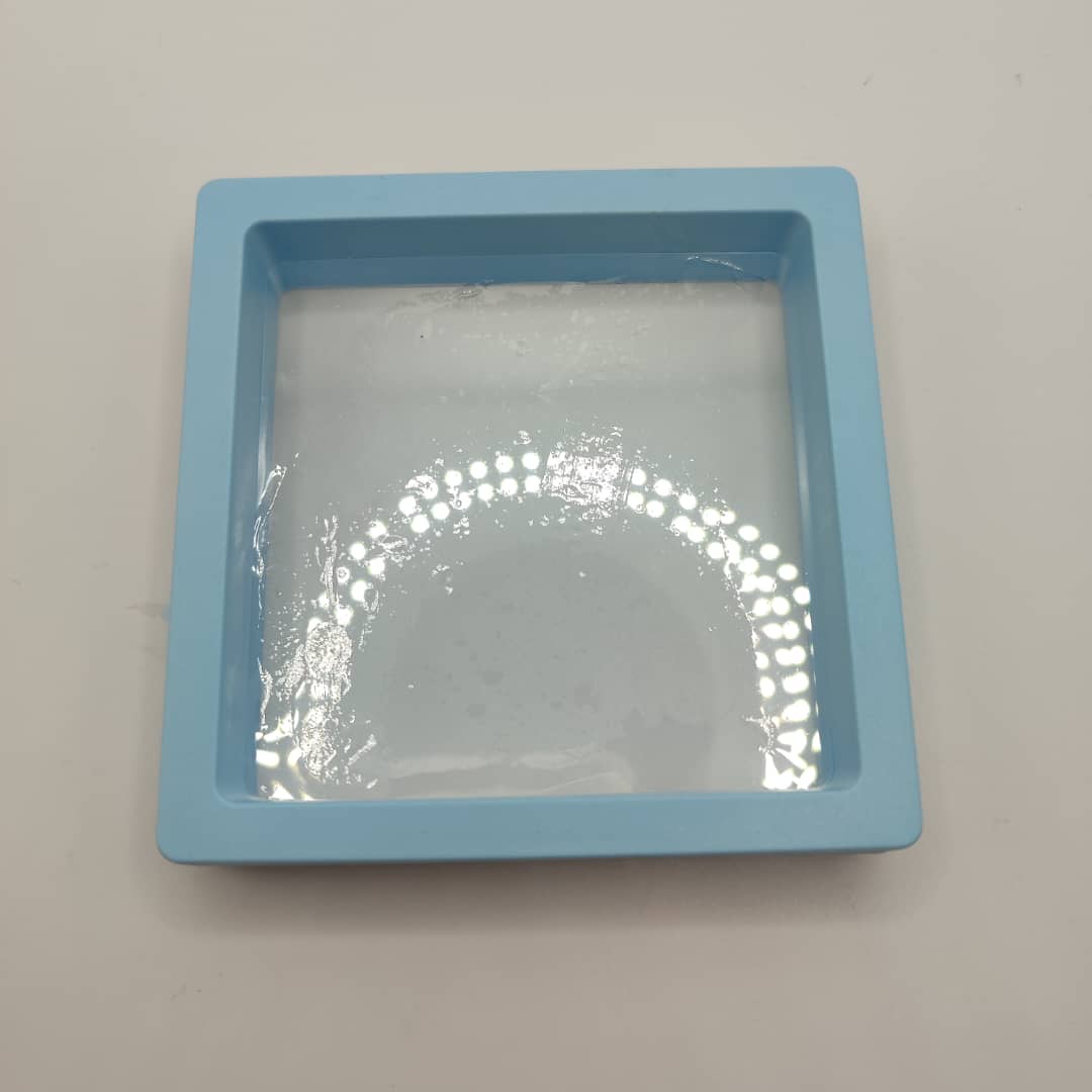 MARCO FLOTANTE AZUL CLARO 9X9