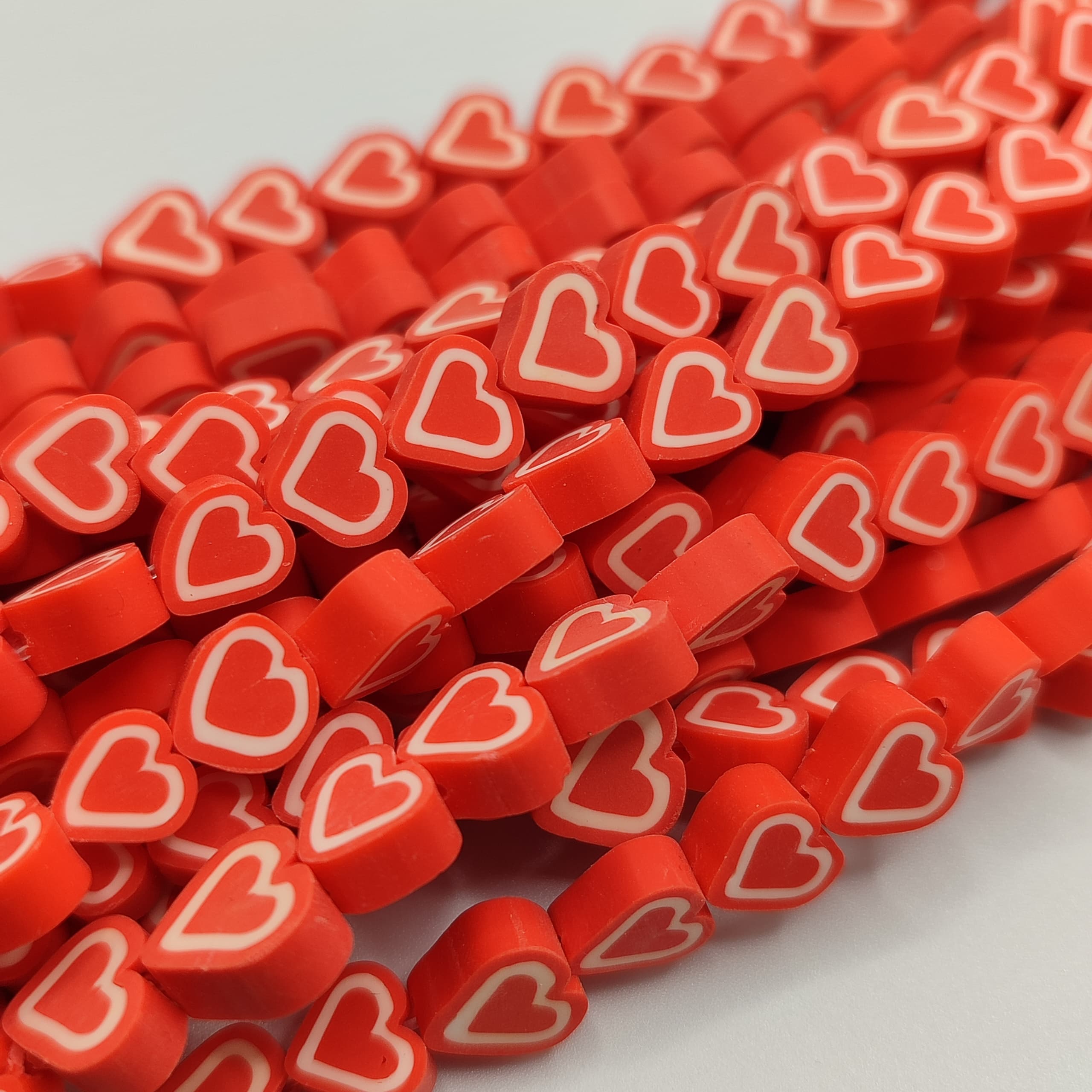 FIMO CORAZON  ROJO COM PLETO