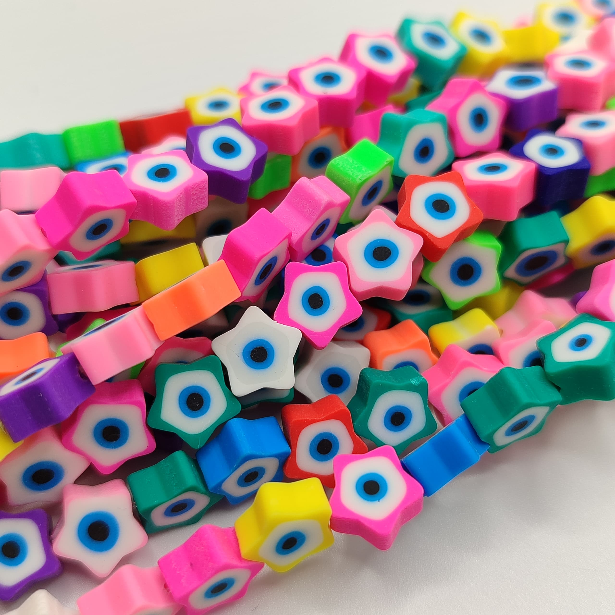 FIMO ESTRELLA CON OJO TURCO