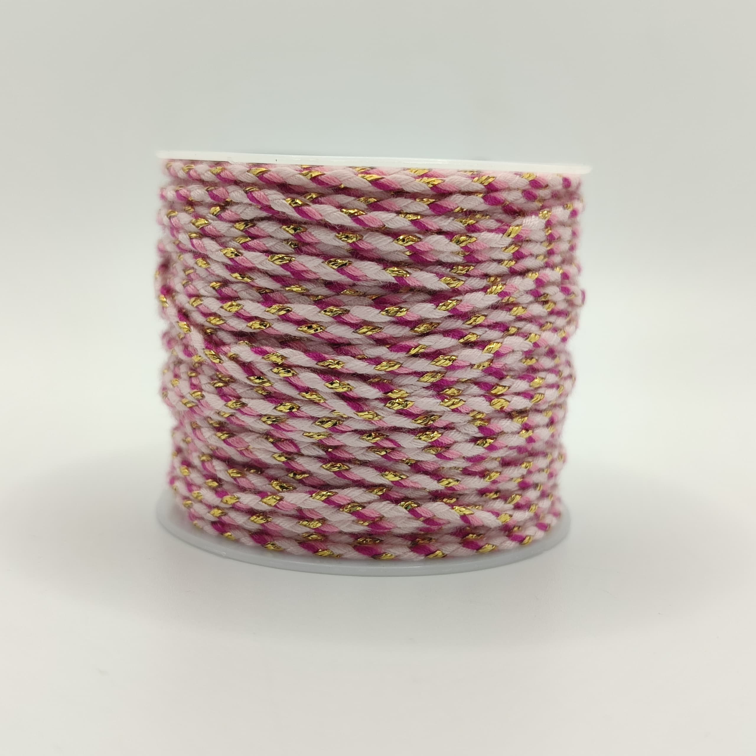 HILO CHINO ROSADO/ FUCSIA / DORADO