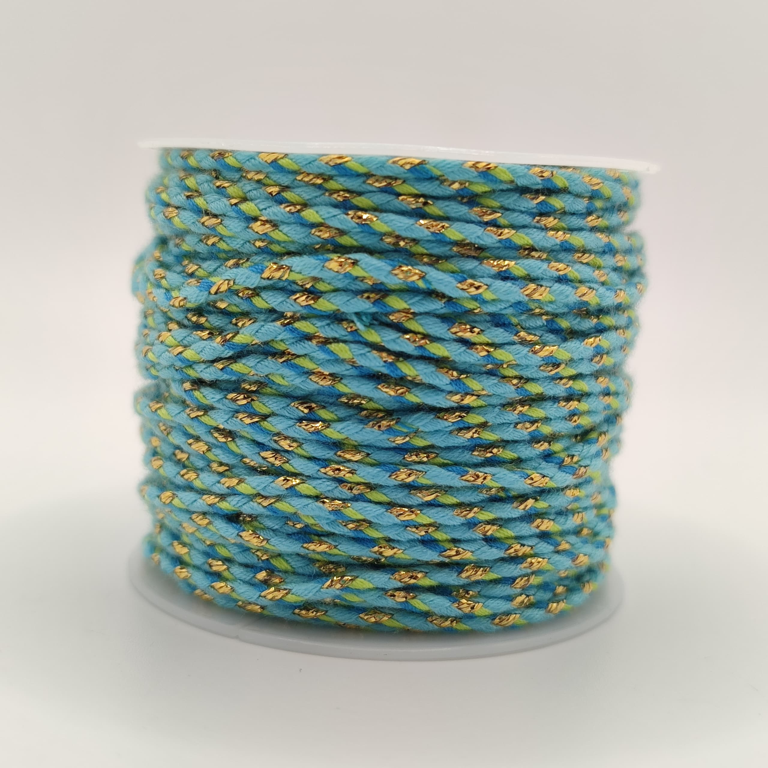 HILO CHINO TURQUESA/ DORADO/ AZUL