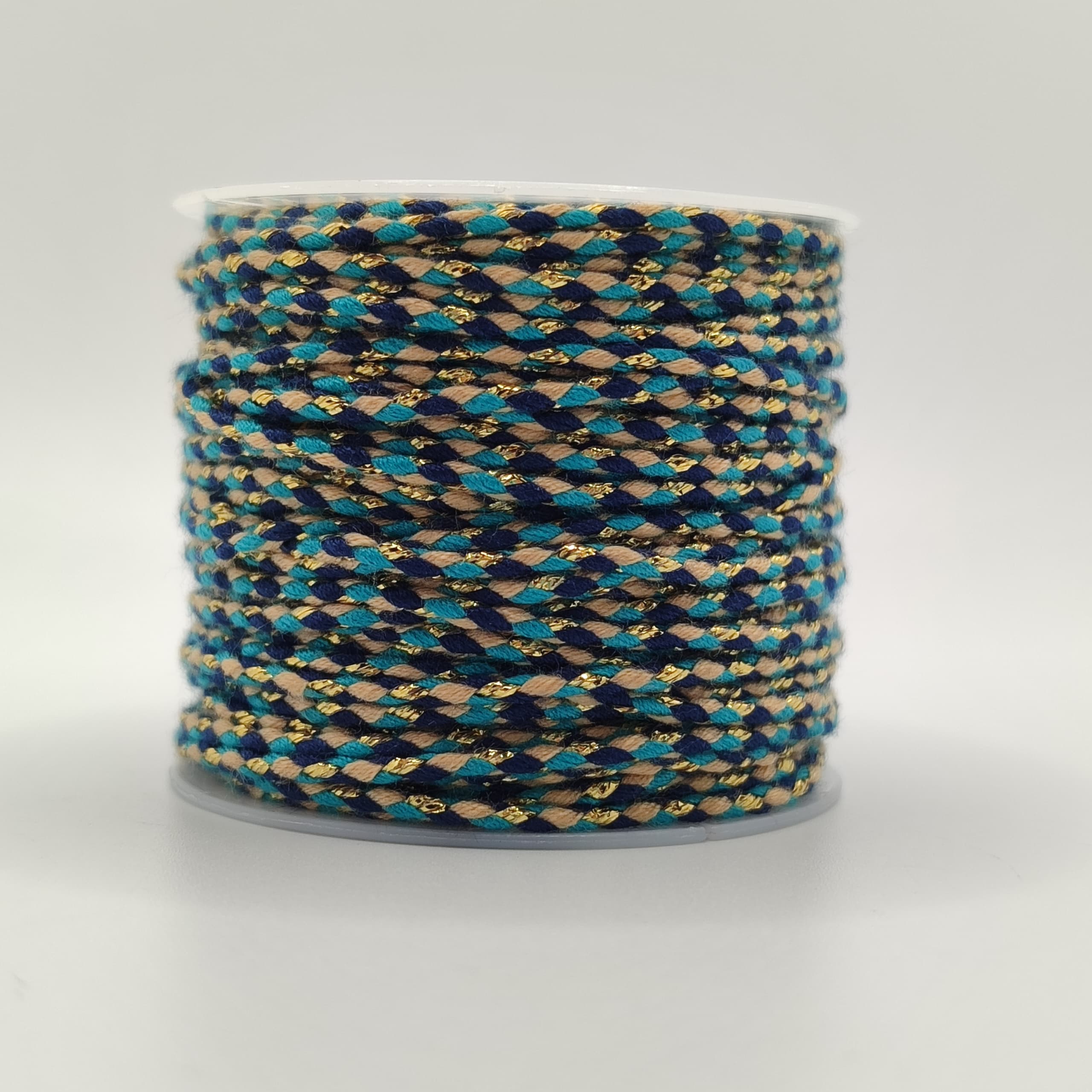 HILO CHINO TURQUESA/ AZUL/ DORADO/ BEIS