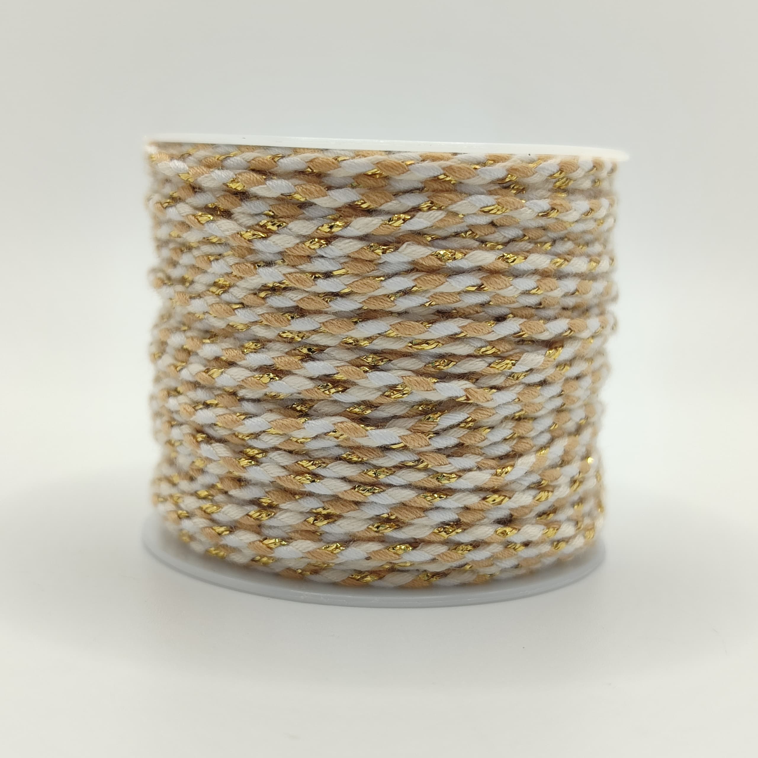 HILO CHINO BEIS/ BLANCO/ DORADO