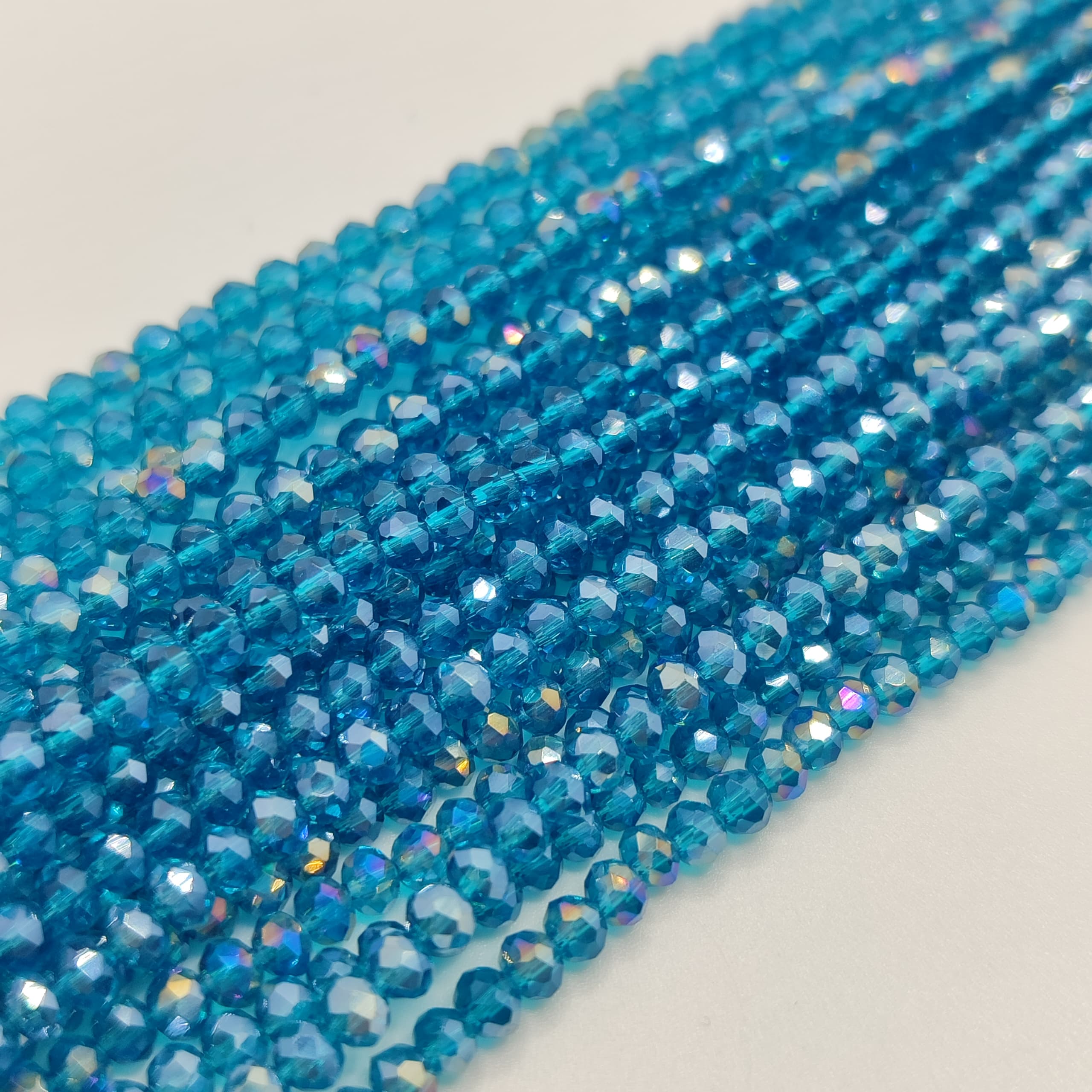 CRISTAL CHECO 3MM TURQUESA ABX1