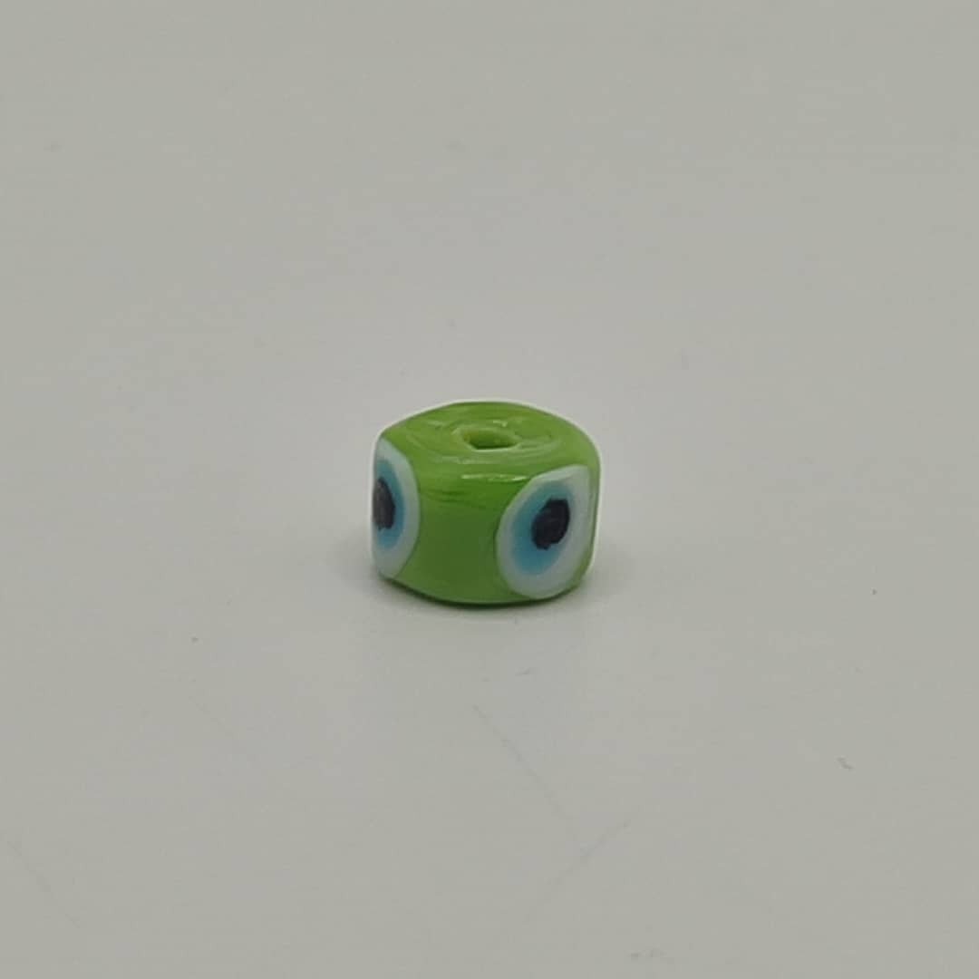 MURANO  OJOS TURCO PASADOR VERDE