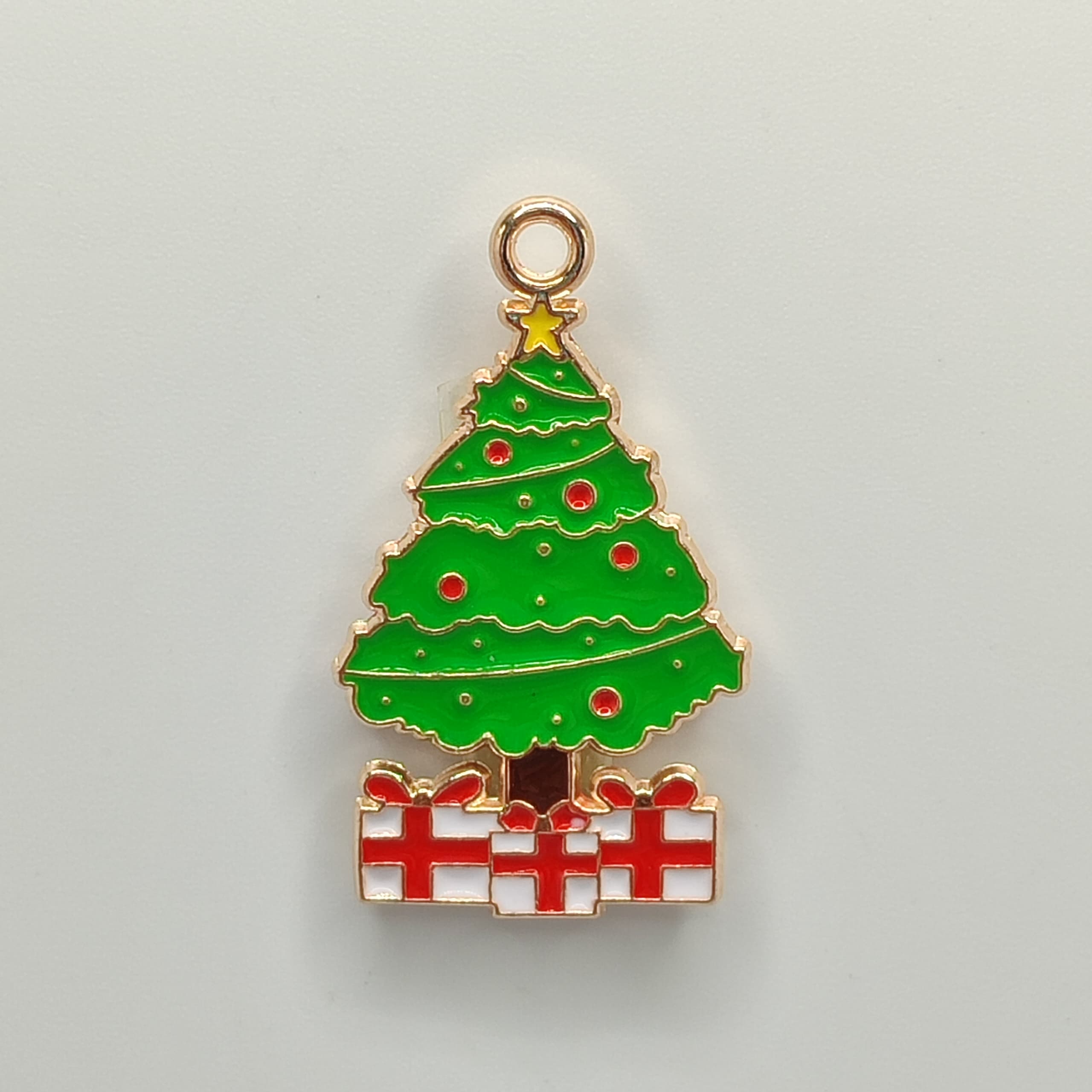 ESMALTADO DIJE NAVIDAD ARBOLITO