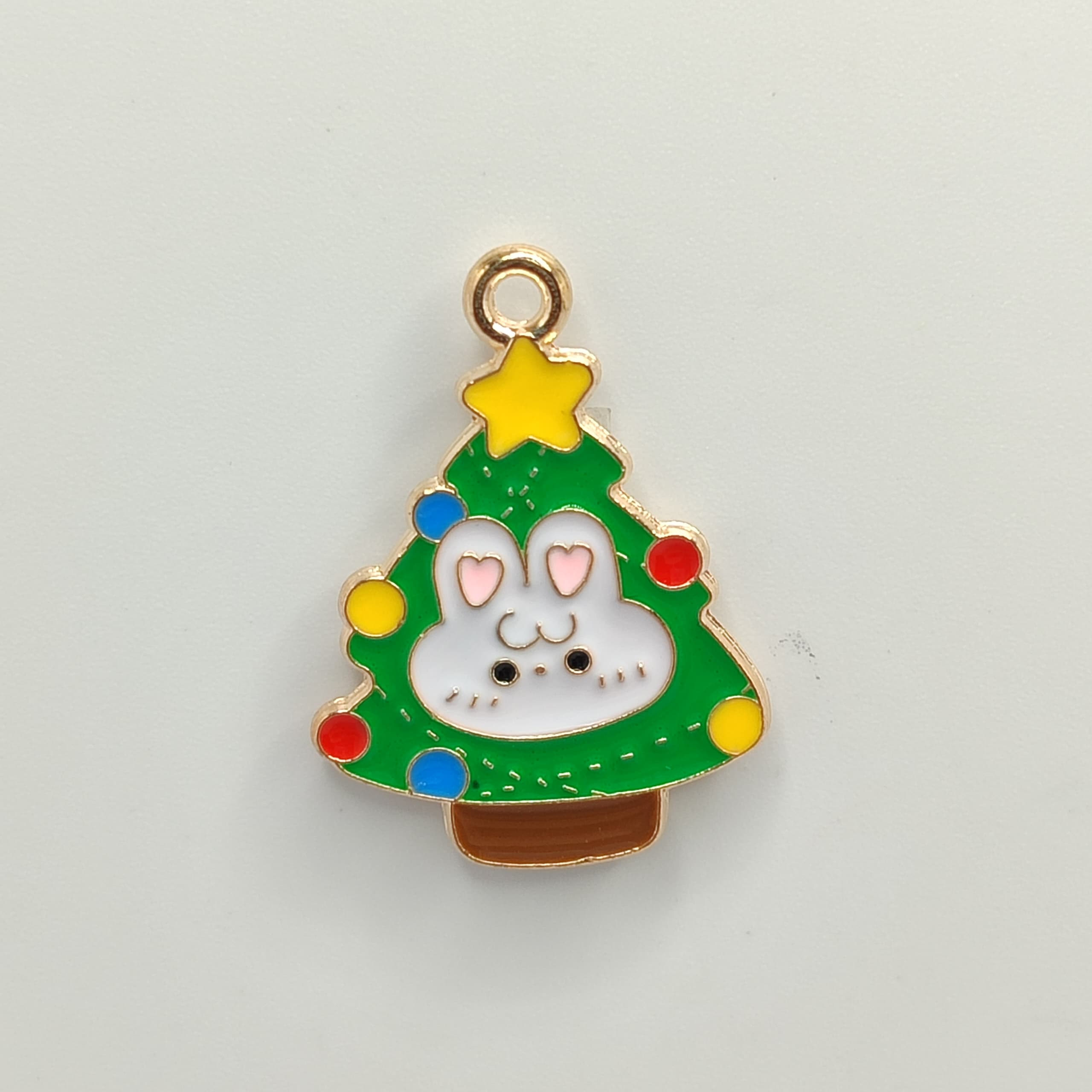 ESMALTADO DIJE NAVIDAD ARBOLITO