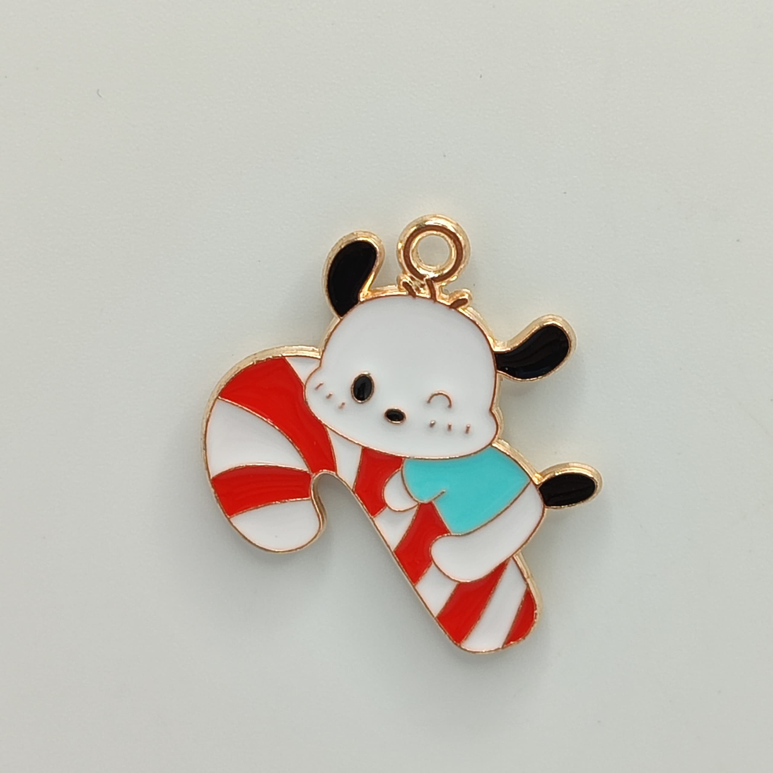 ESMALTADO DIJE NAVIDAD PACHACCO CON CA