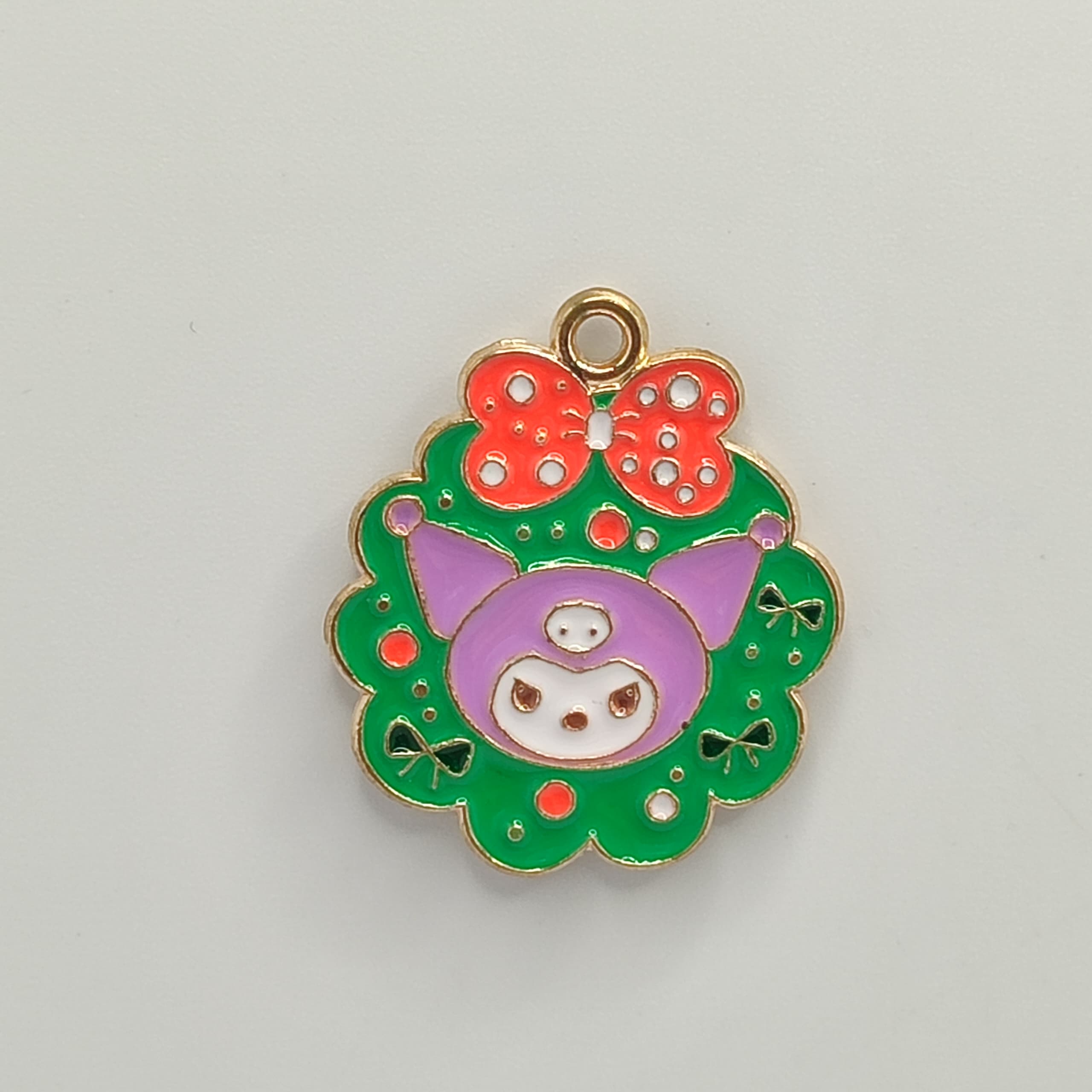 ESMALTADO DIJE NAVIDAD KUROM I