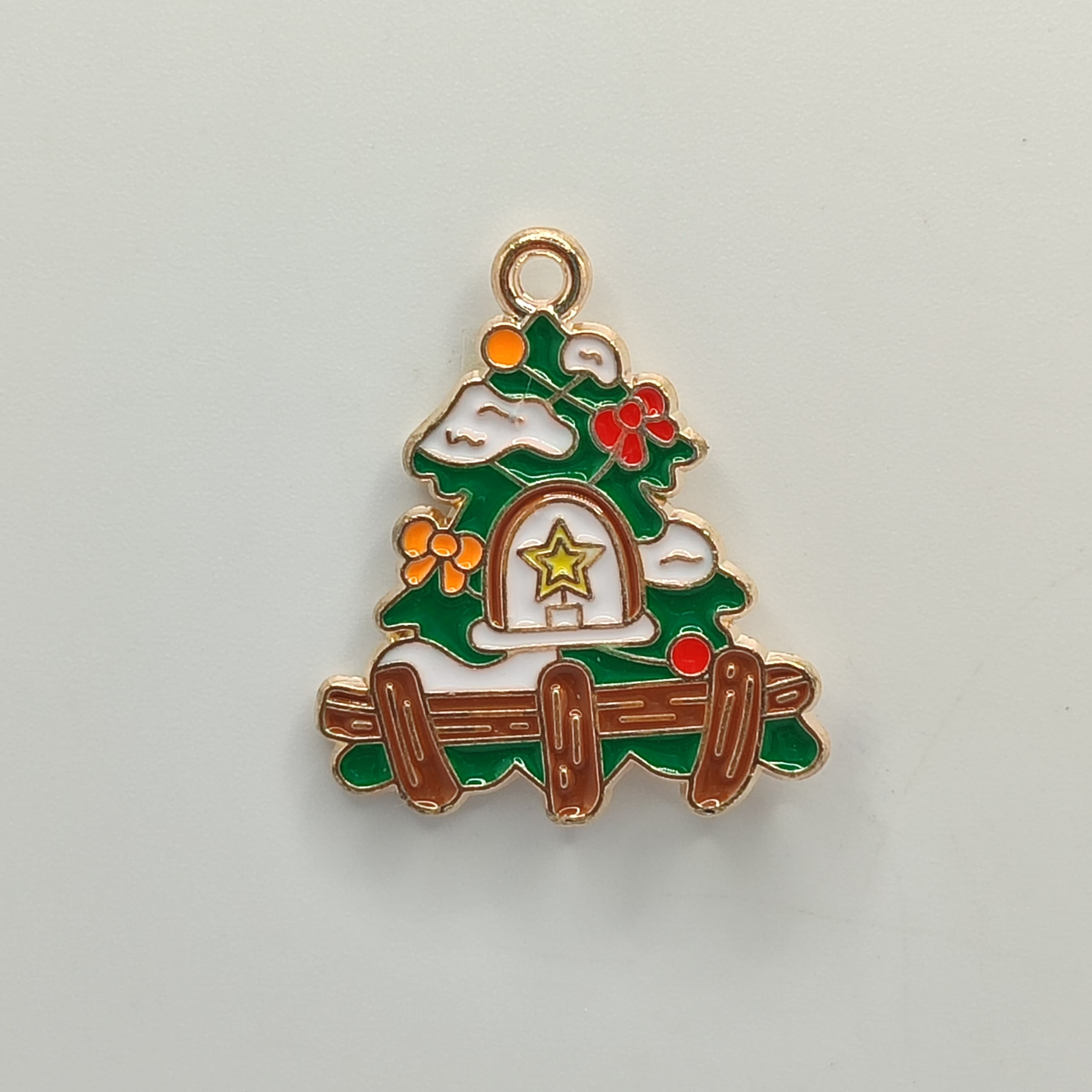 ESMALTADO DIJE NAVIDAD ARBOLITO