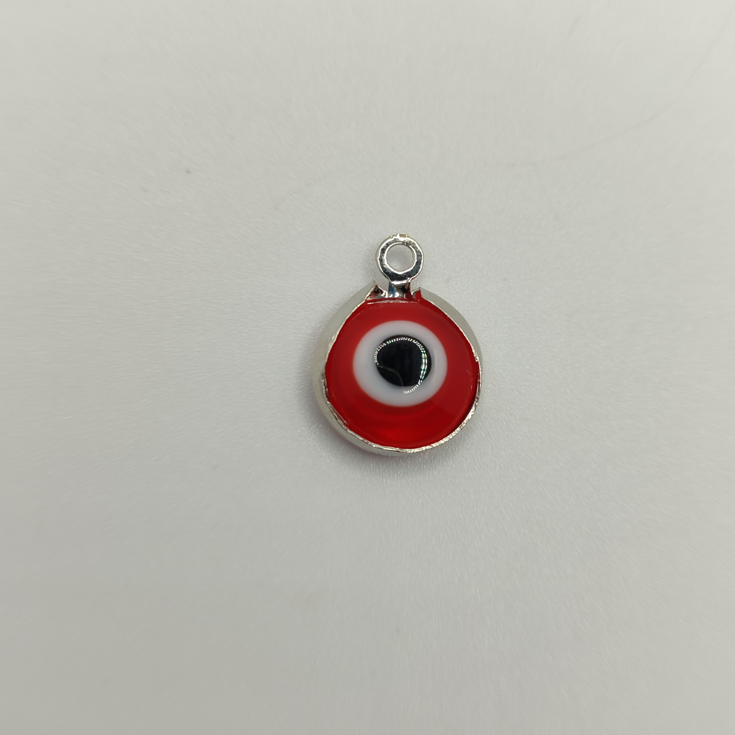 OJOS TURCOS FANTASIA DIJE ROJO  10M M