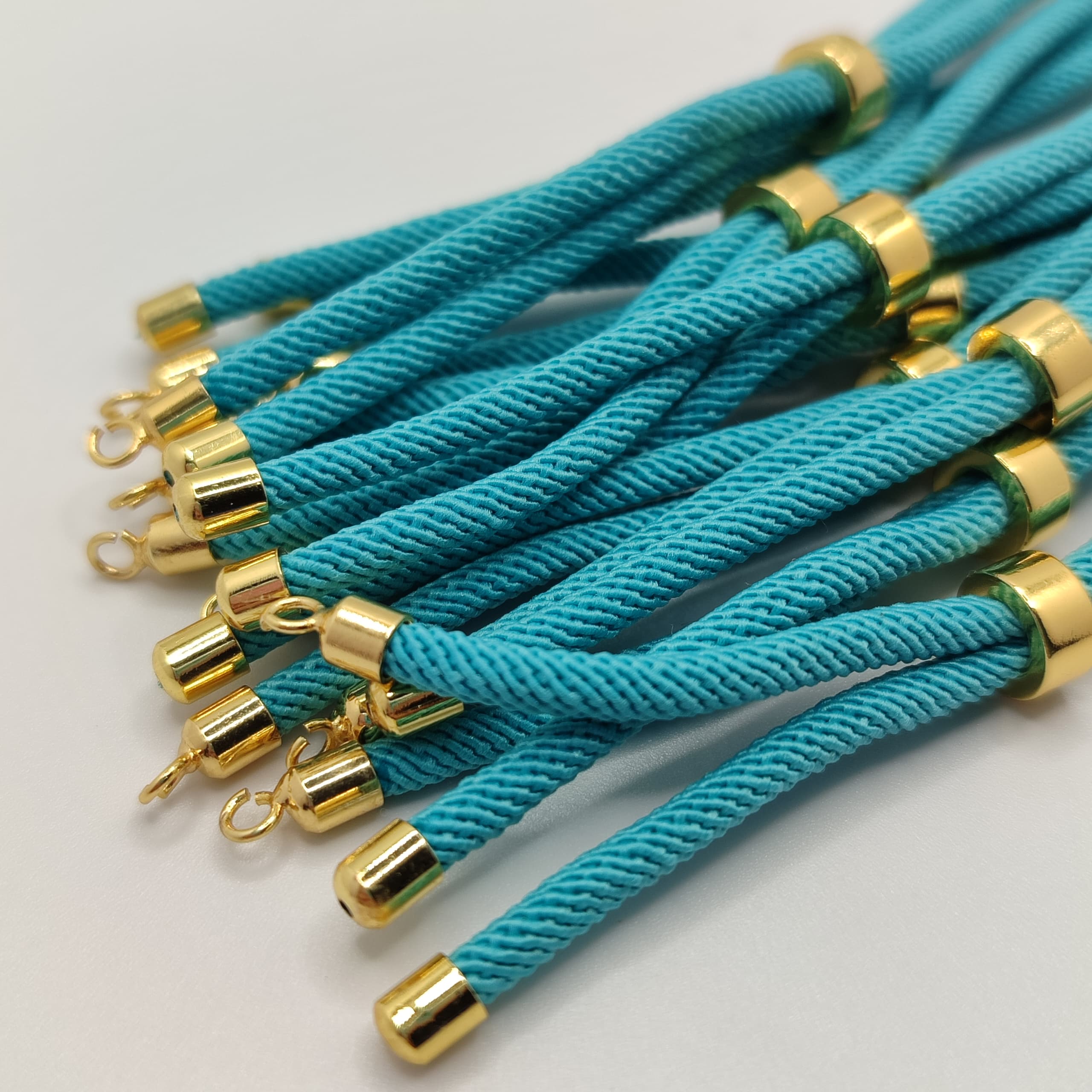 PULSERA EXTENSORA AZUL TURQUESA
