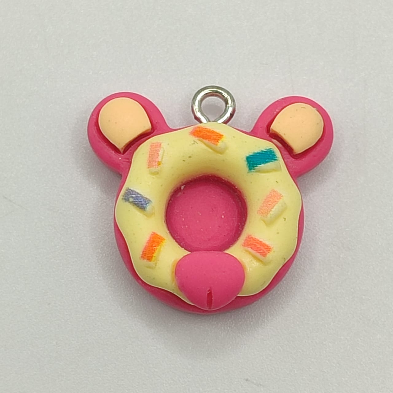 RESINA DIJE DONA OSO FUCSIA