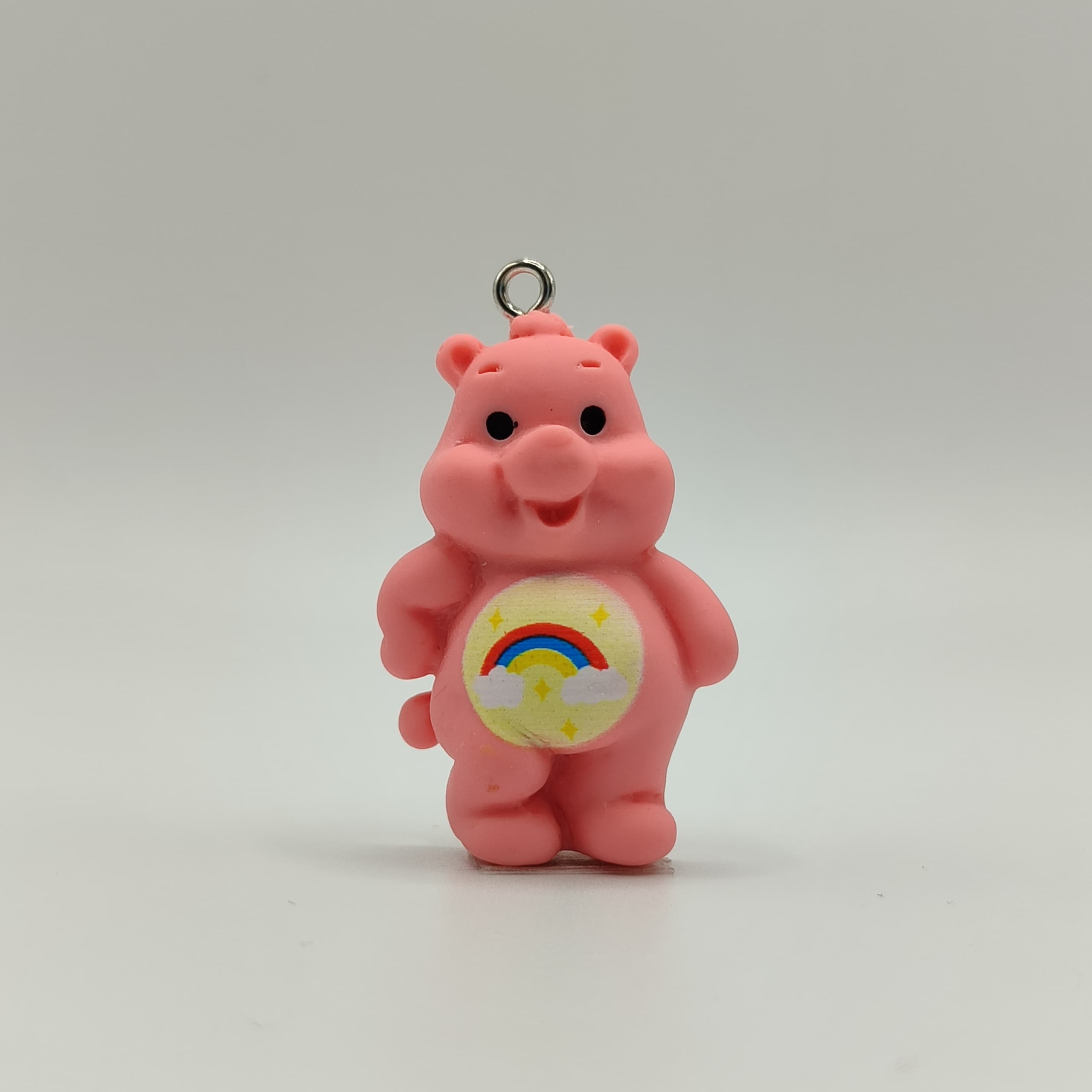 RESINA OSO CARIÑOSITO ROSADO CON ARCOIR