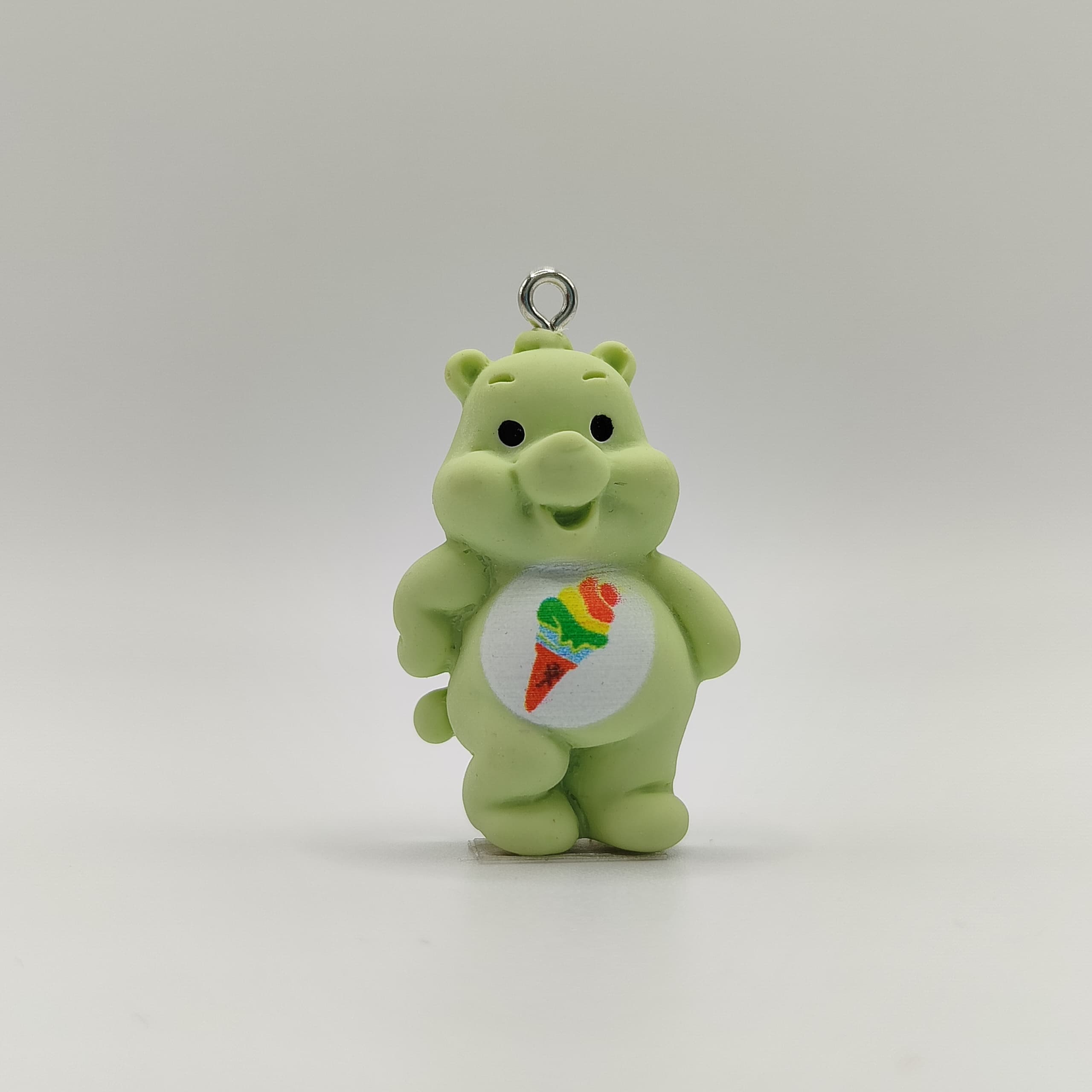 RESINA OSO CARIÑOSITO VERDE CON BARQUILL