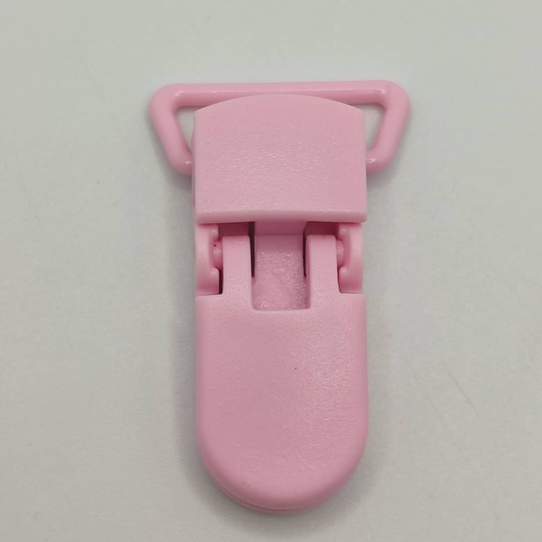 RESINA BROCHE PORTA CHUPON ROSADO