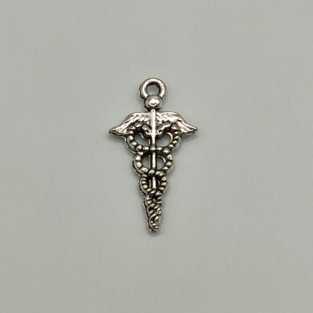 SILVER DIJE CADUCEO SIGNO  ENFERMERA