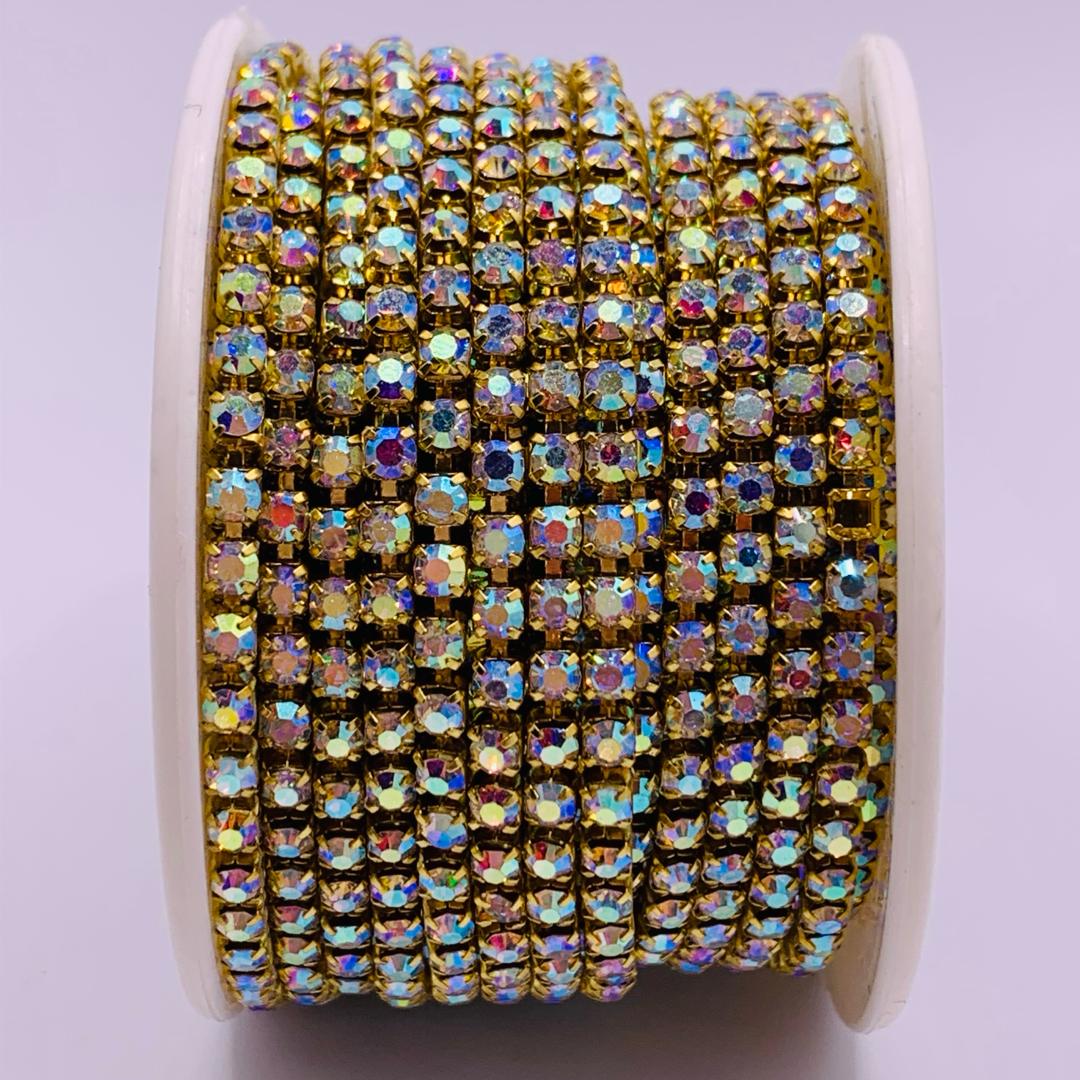 STRASS TORNAZOL CON BASE DORADA