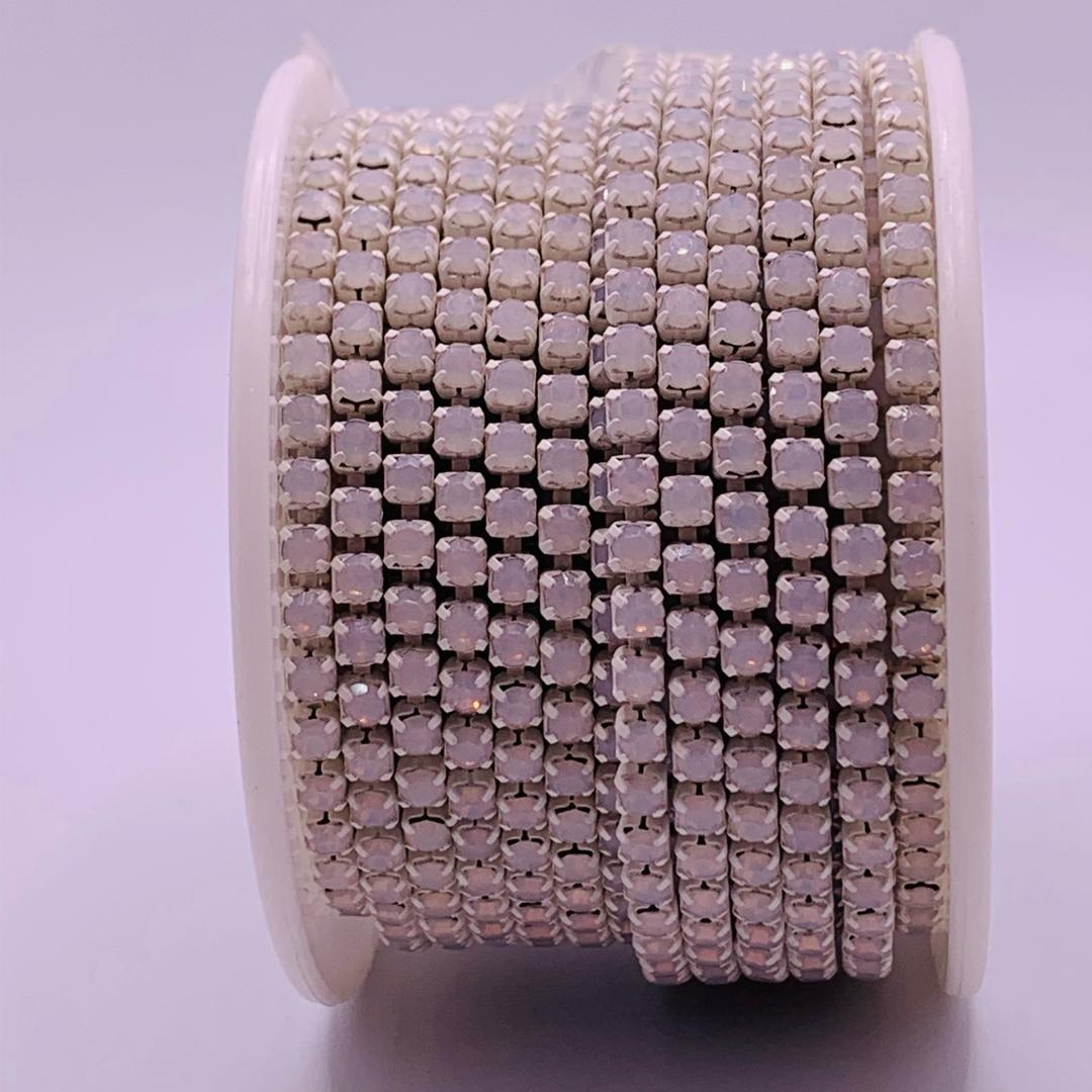 STRASS OPALO CON  BASE BLANCA